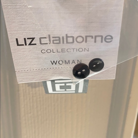 NWT Liz Claiborne black shirt - Picture 2 of 5